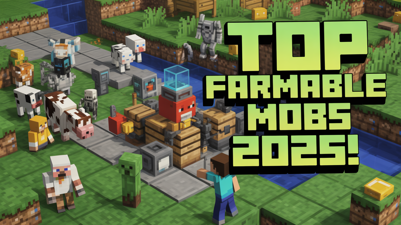 Top Farmable Mobs in Minecraft 2025 – Automated Farms