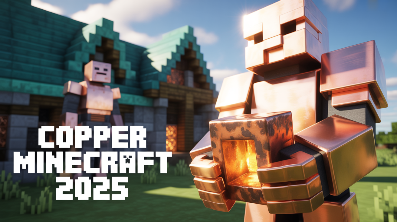 Minecraft Copper Age update copper armor showcase