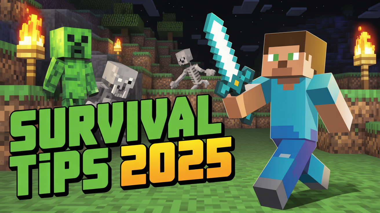 Minecraft Survival Tips 2025 – Building a Base